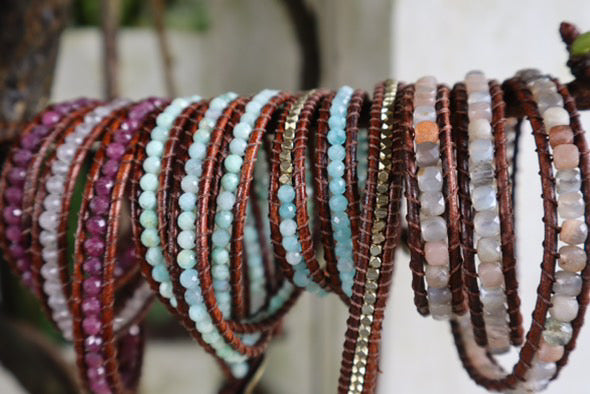 assortment of bracelets